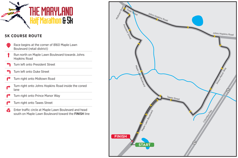 5K Course Map