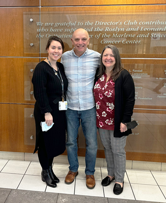 George and Catherine Collins with Sarah Wessling