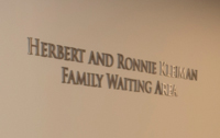 The Herbert and Ronnie Kleiman Family Waiting Area
