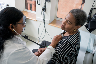 doctor with patient