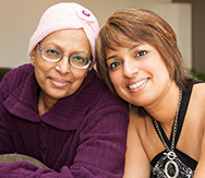 cancer patient and daughter