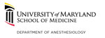 Um School of Medicine Department of Anesthesiology