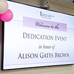 Celebrating a Lifetime of Devotion: The Alison Gates Brown Conference Room and Fund